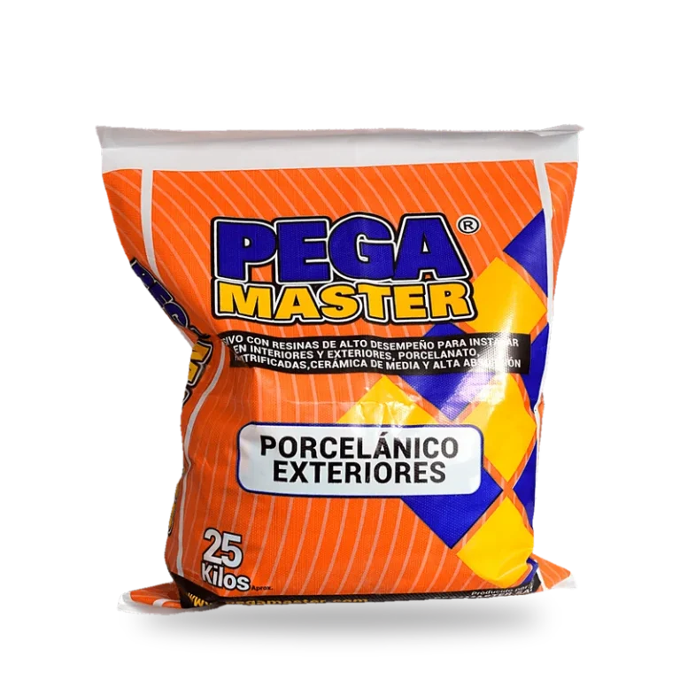 Bulto de pegante Porcelánico exteriores PEGAMASTER de 25 kg